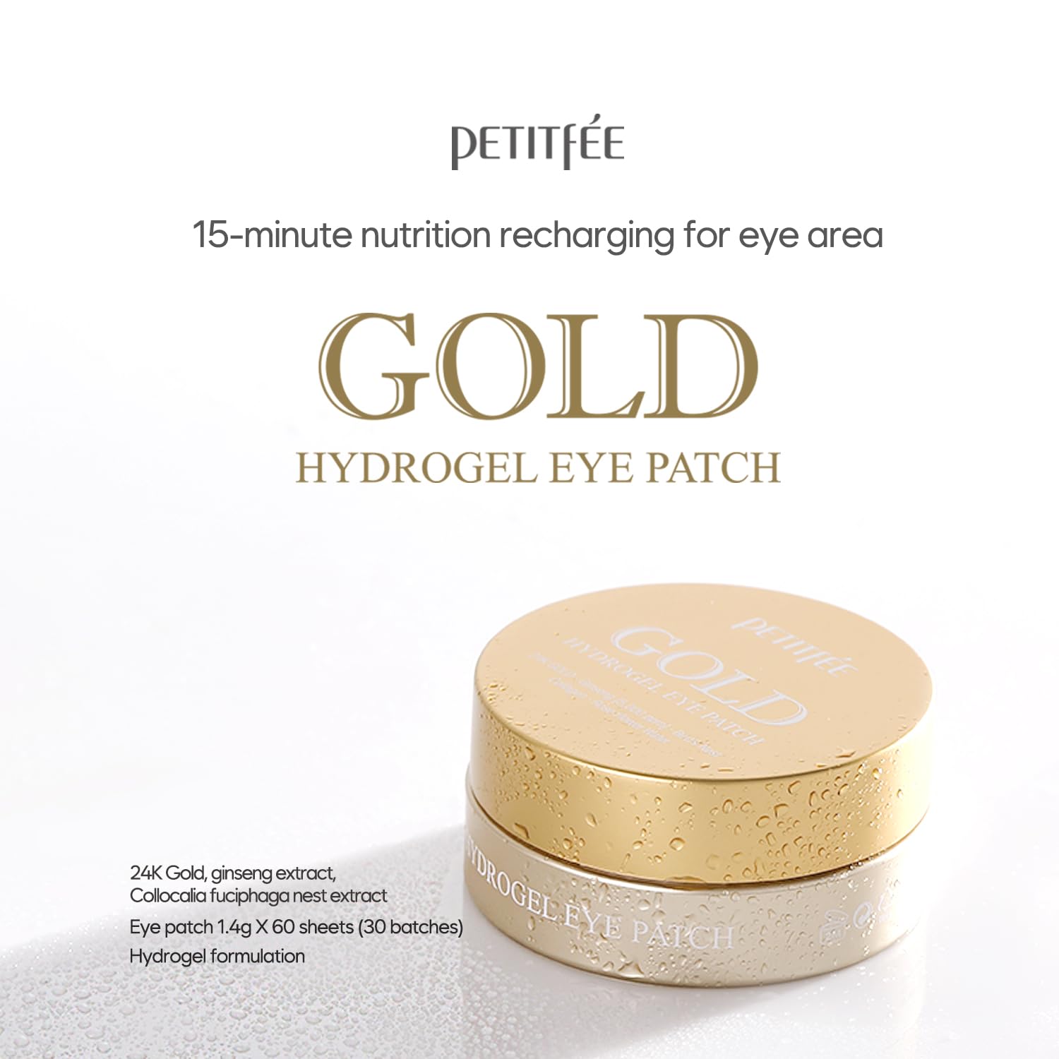 PETITFEE GOLD EYE PATCH - 60ea