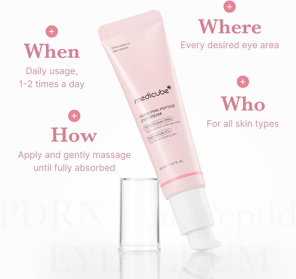 MEDICUBE PDRN PINK PEPTIDE EYE CREAM - 30ml