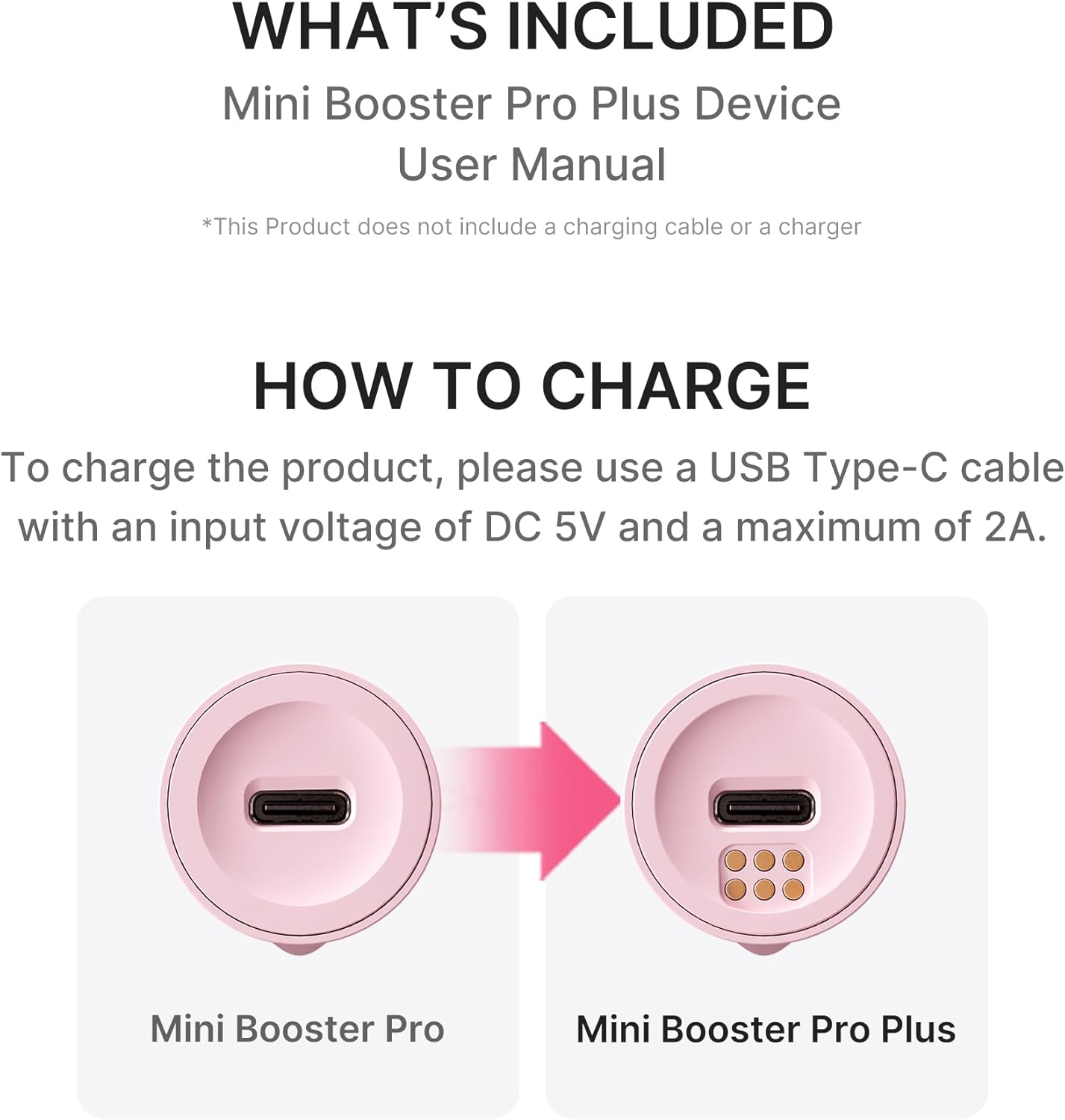 MEDICUBE - AGE-R BOOSTER PRO MINI PLUS - Pink