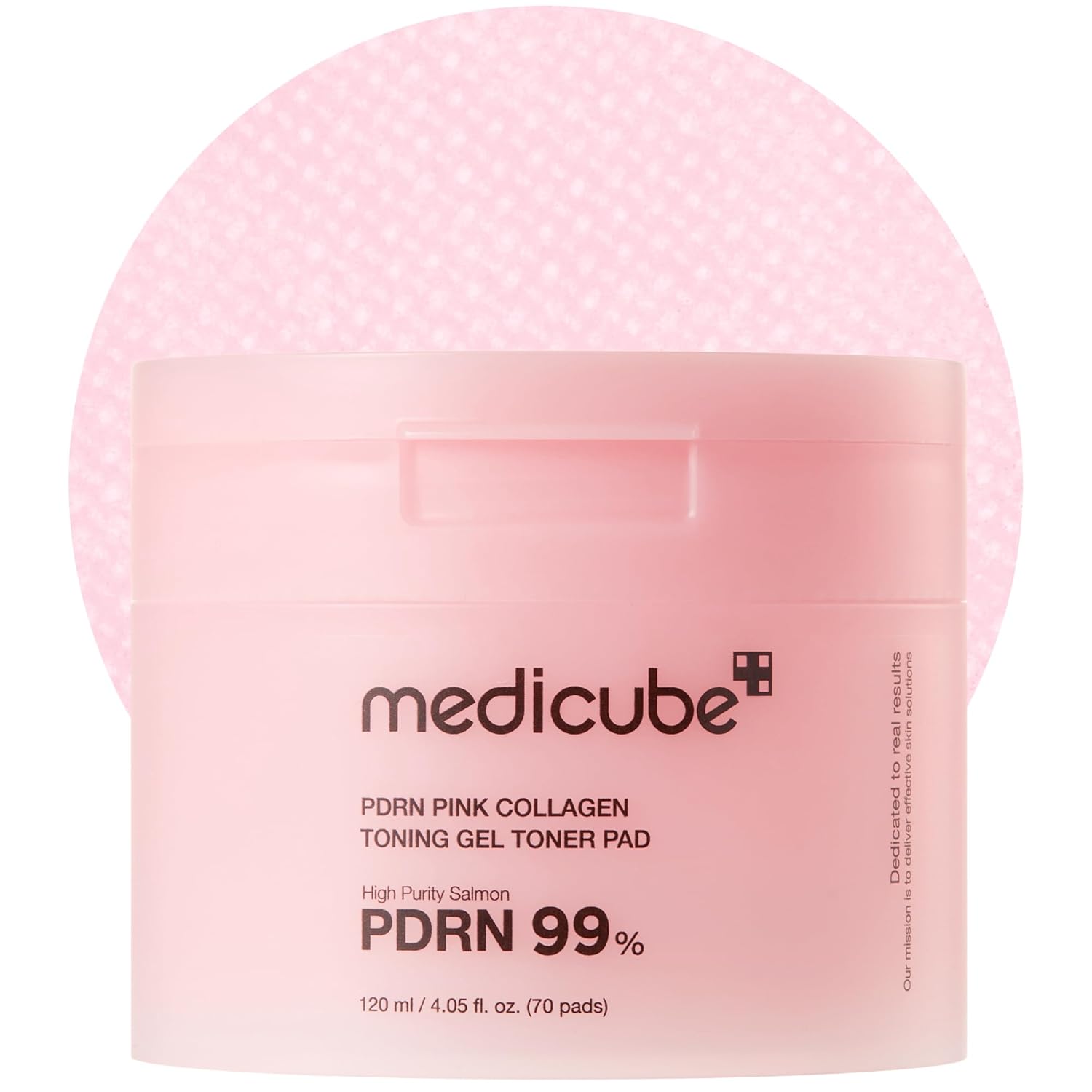 MEDICUBE PDRN PINK TONING GEL TONER PAD - 70ea