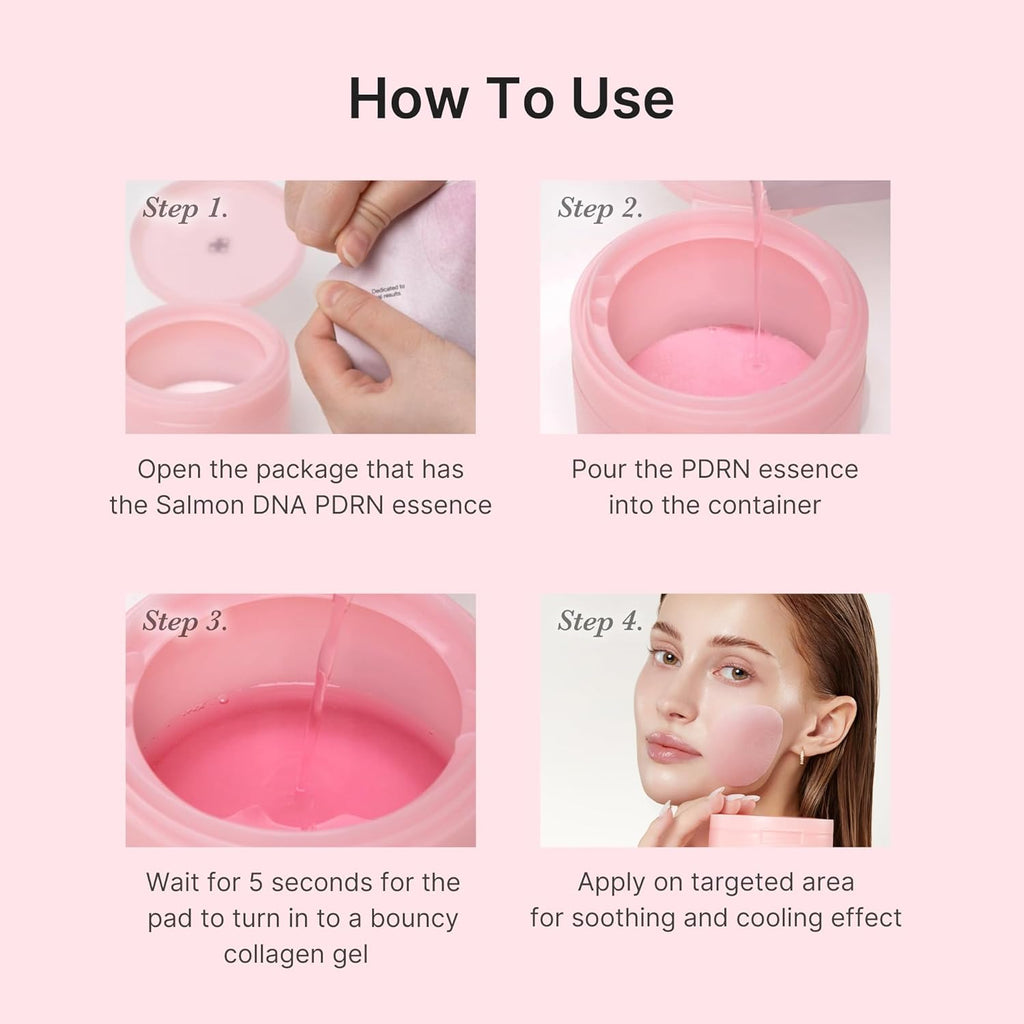 MEDICUBE PDRN PINK TONING GEL TONER PAD - 70ea