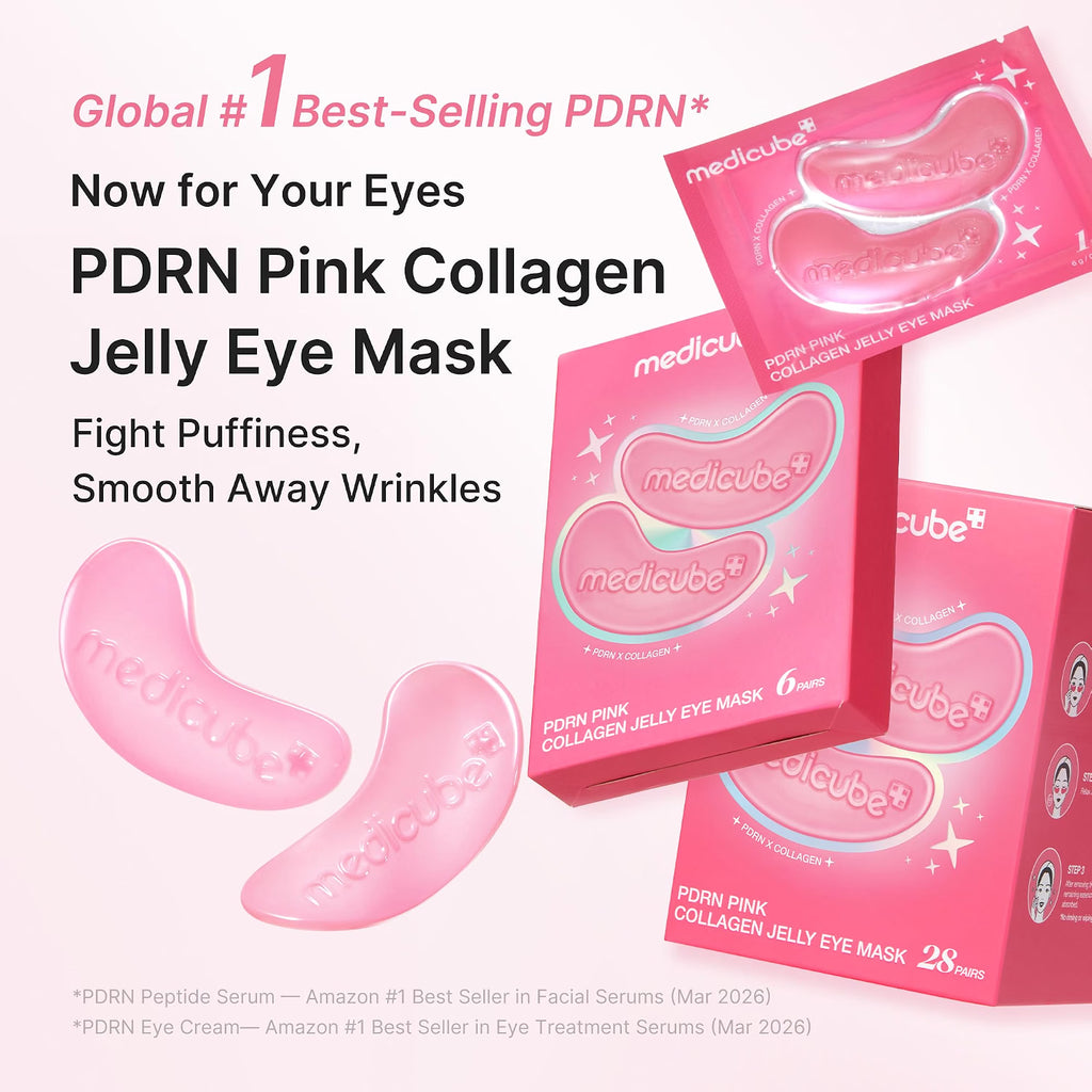 Medicube PDRN Pink Collagen Jelly Eye Mask - 6 Pouches