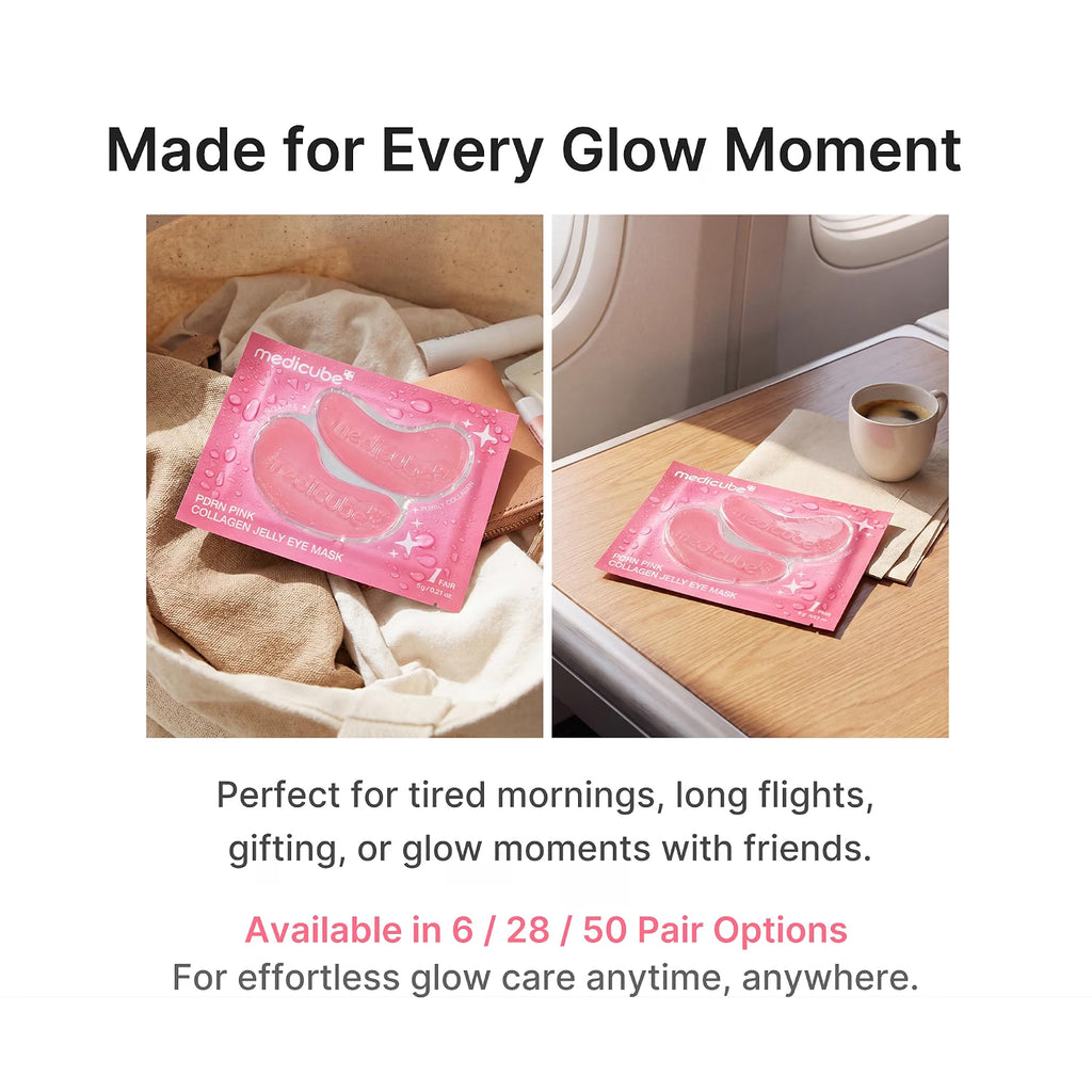 Medicube PDRN Pink Collagen Jelly Eye Mask - 6 Pouches