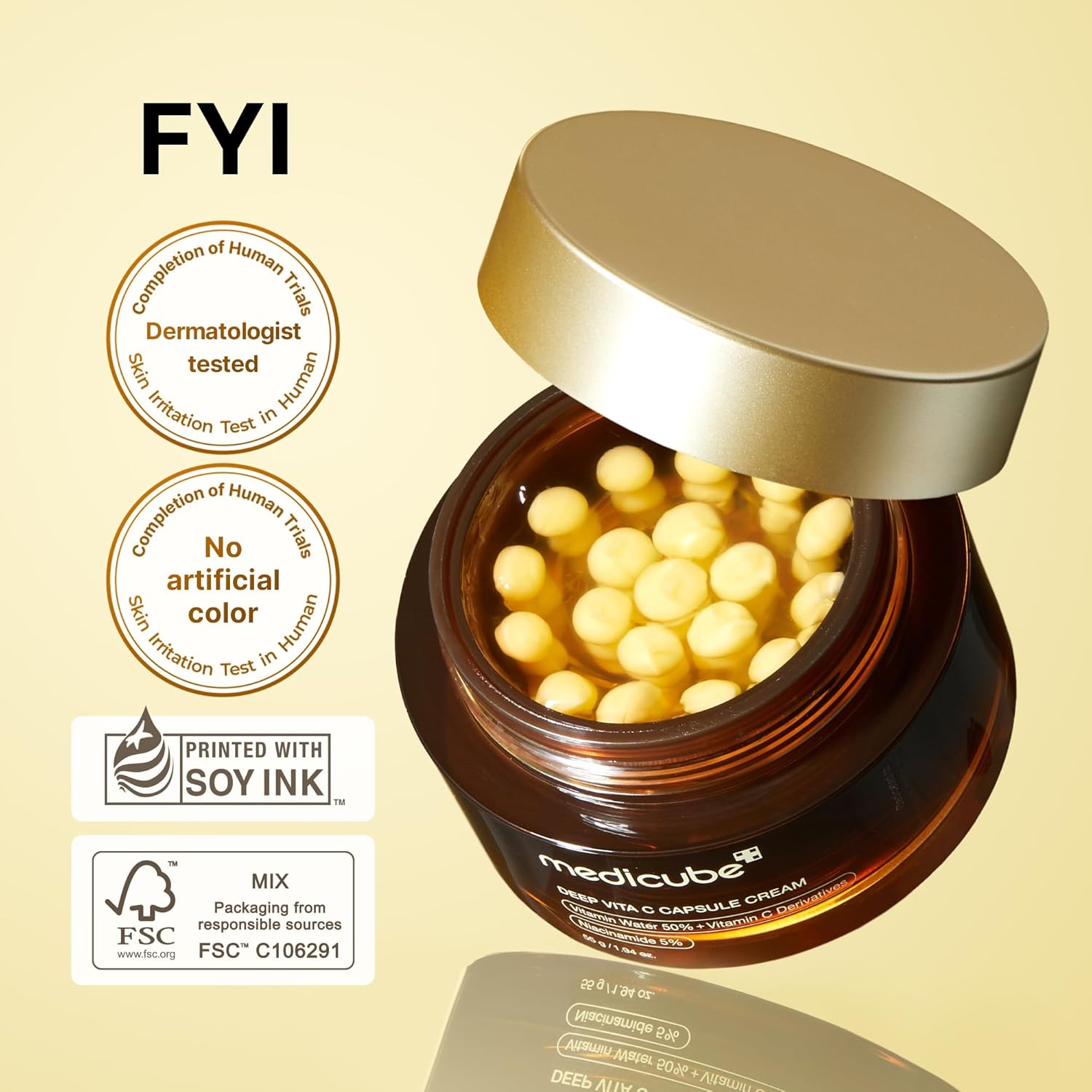 MEDICUBE - DEEP VITA C CAPSULE CREAM - 55g