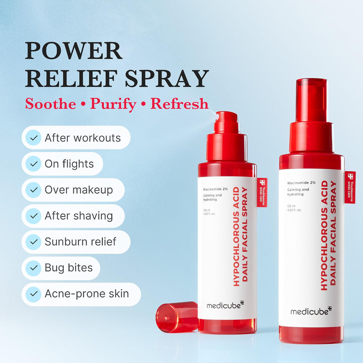 Medicube Hypochlorous Acid Daily Facial Spray — 50ml