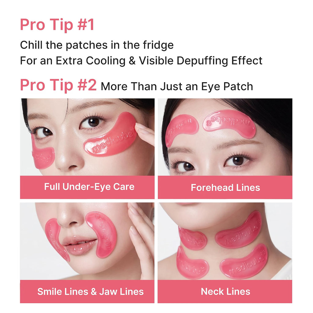 Medicube PDRN Pink Collagen Jelly Eye Mask - 6 Pouches