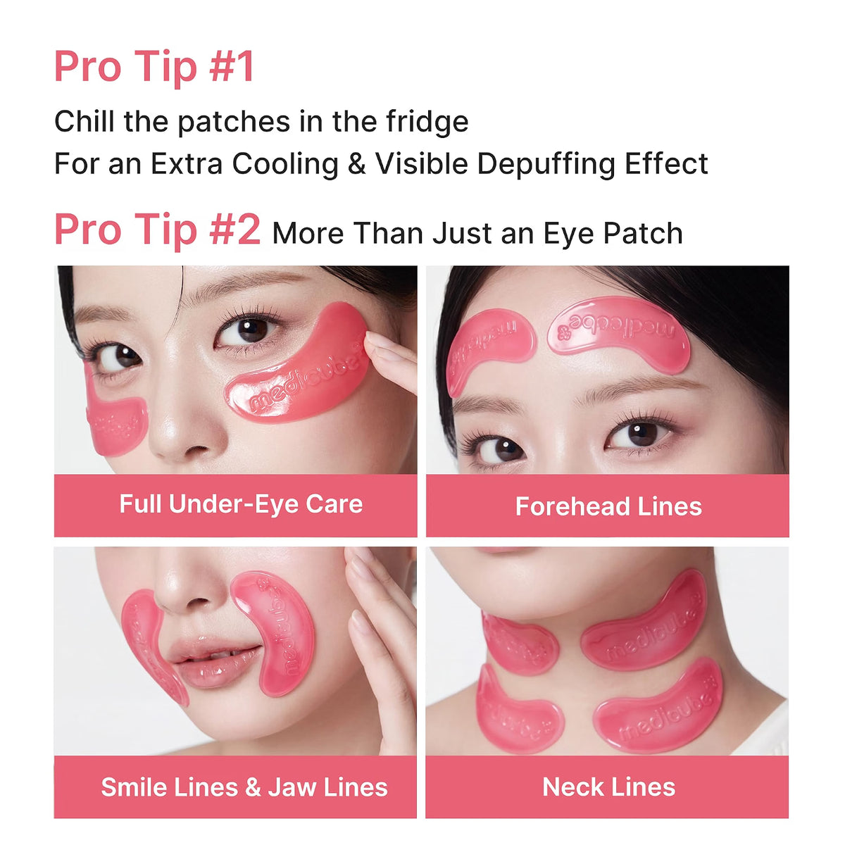 Medicube PDRN Pink Collagen Jelly Eye Mask - 6 Pouches
