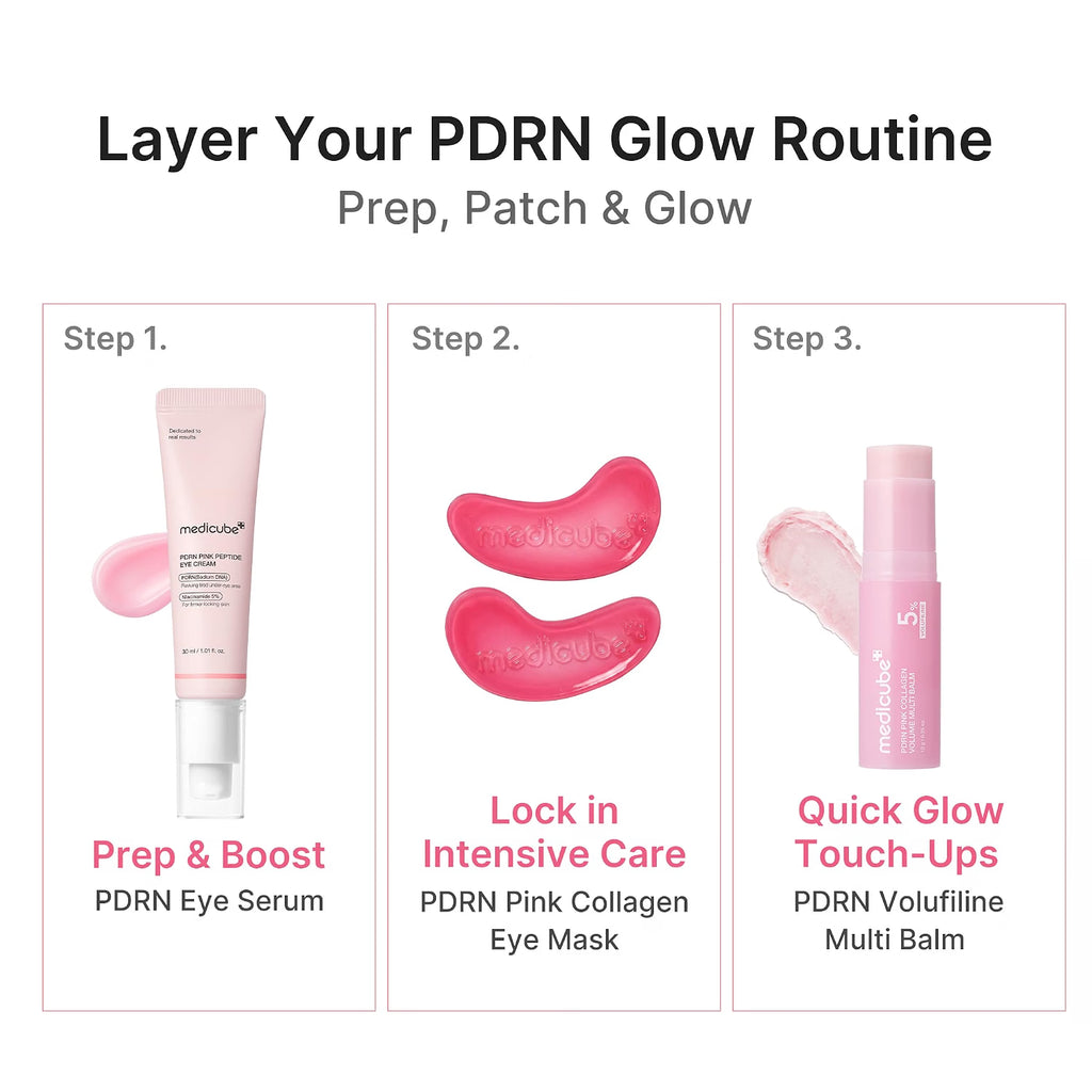 Medicube PDRN Pink Collagen Jelly Eye Mask - 6 Pouches