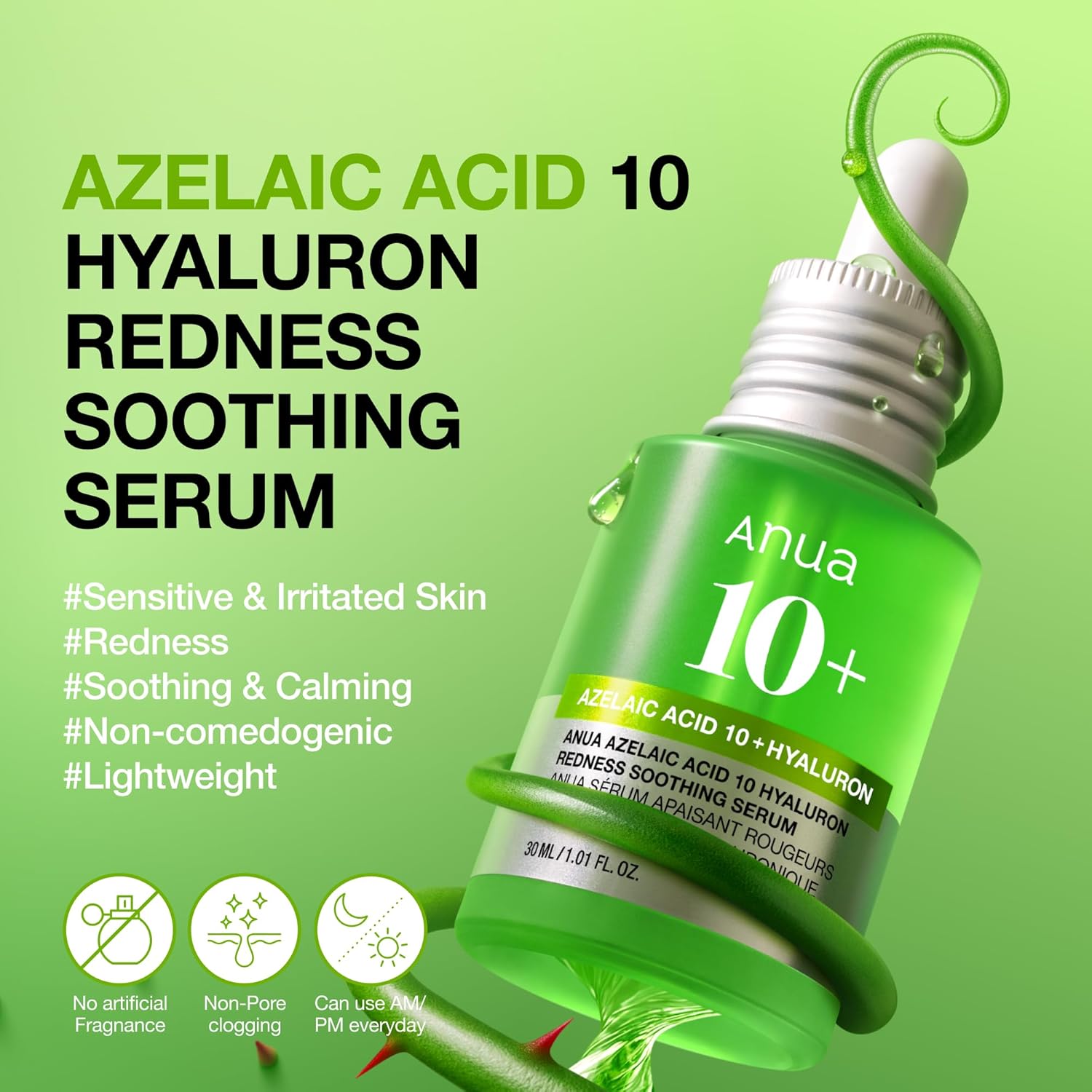 ANUA Azelaic Acid 10 + Hyaluron - 30ml