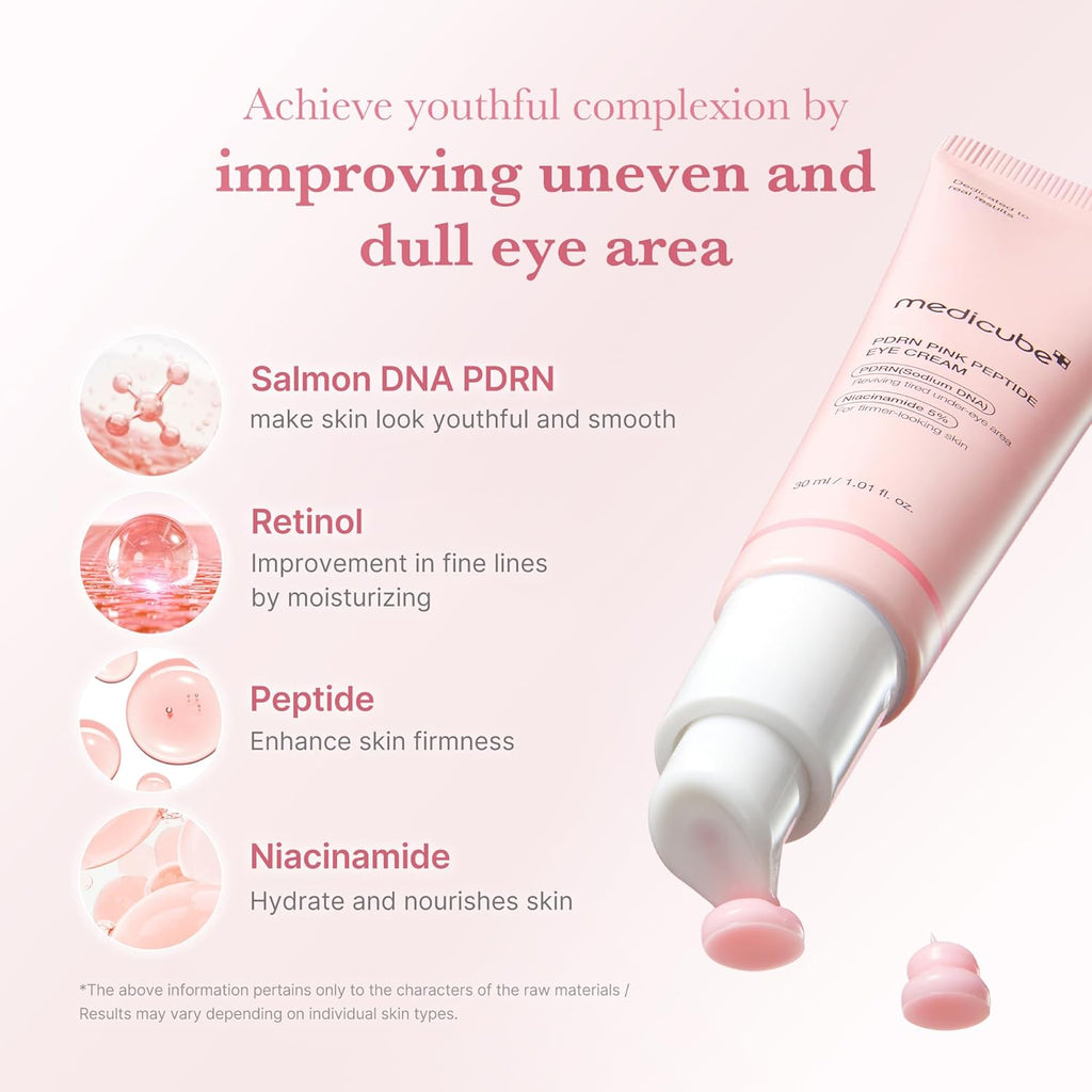 MEDICUBE PDRN PINK PEPTIDE EYE CREAM - 30ml