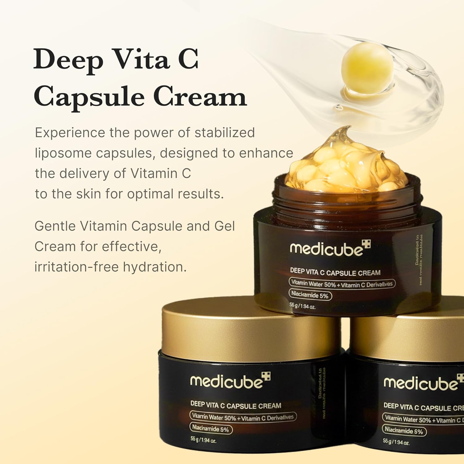 MEDICUBE - DEEP VITA C CAPSULE CREAM - 55g