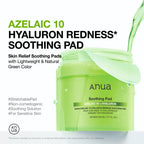 ANUA AZELAICACID 10 HYALURON REDNESS SOOTHING PAD - 230ml - Yuna