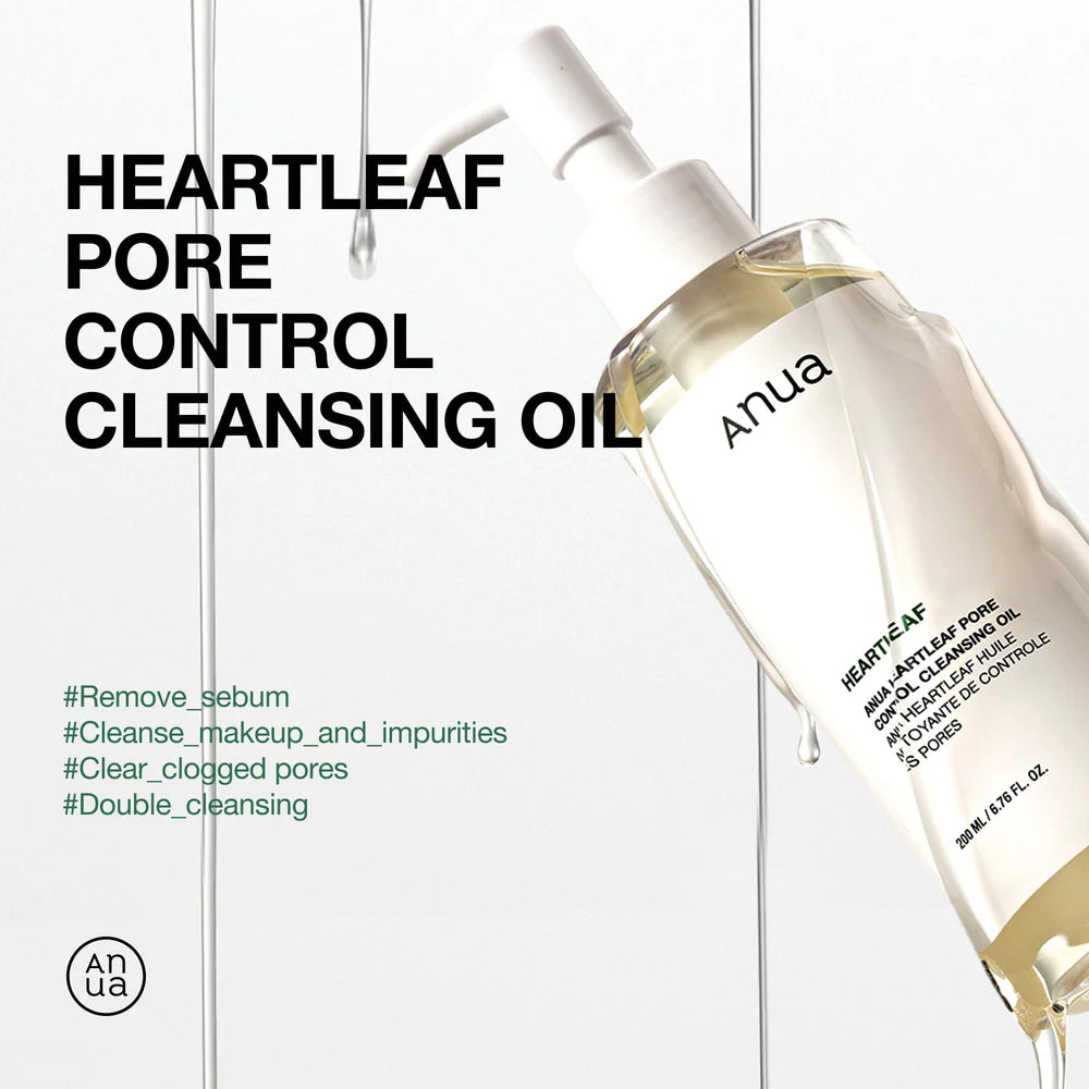 ANUA HEARTLEAF PORE CONTROL CLEANSING OIL 200ml - Yuna