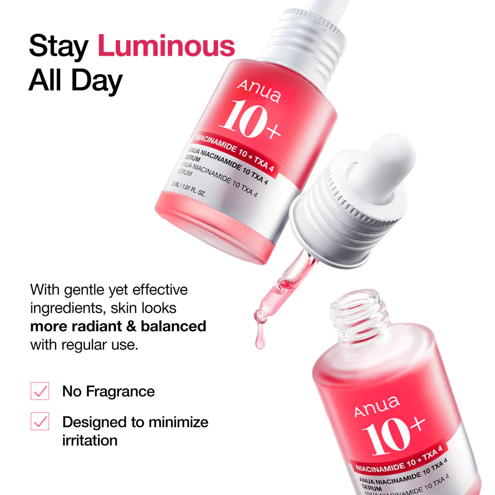 ANUA NIACINAMIDE10% + TXA 4% SERUM - 30mL - Yuna