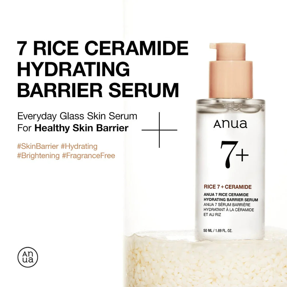 ANUA RICE 7 CERAMIDE HYDRATING BARRIER SERUM - 50ml - Yuna