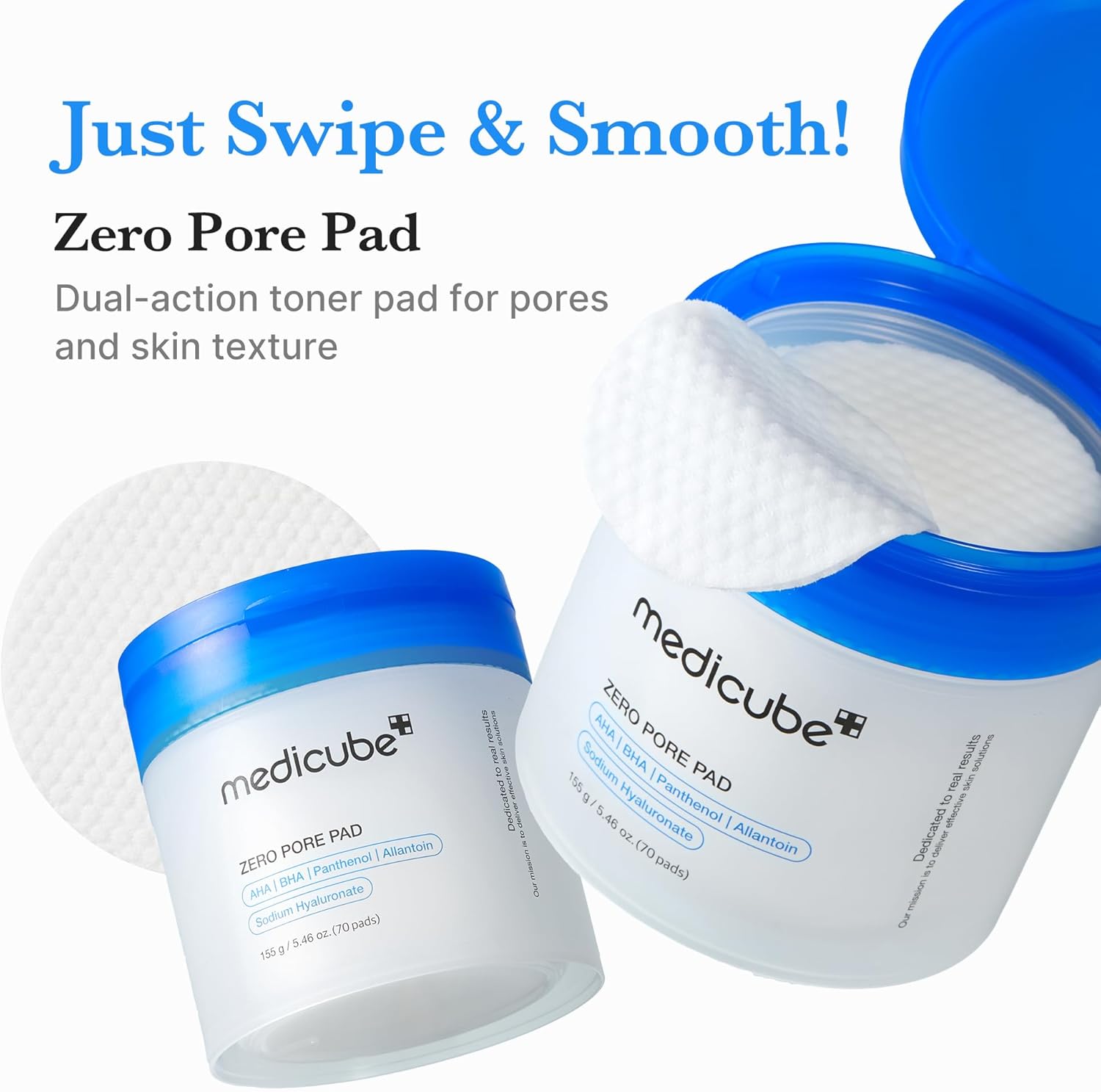 MEDICUBE ZERO PORE PAD 2.0 - 70pcs - Yuna