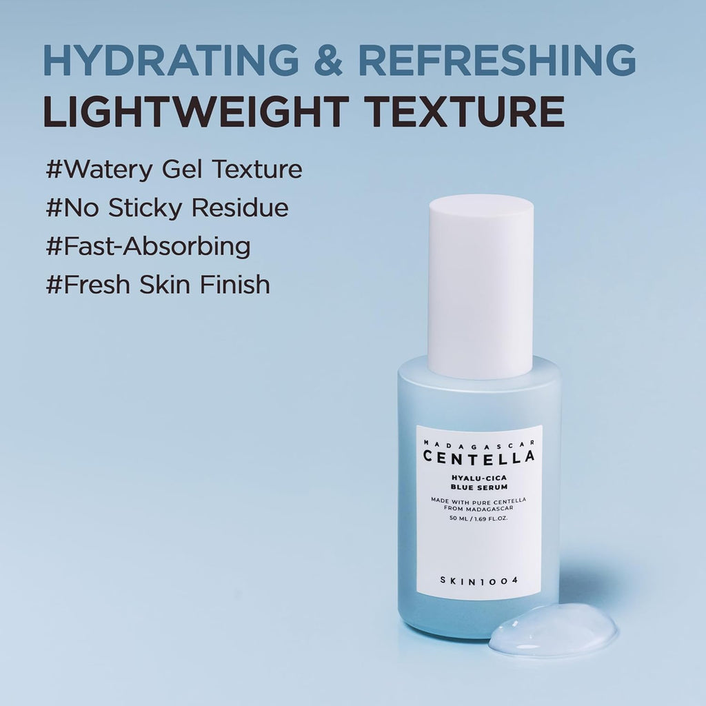 SKIN1004 MADAGASCAR CENTELLA HYALU-CICA BLUE SERUM - 30ml - Yuna