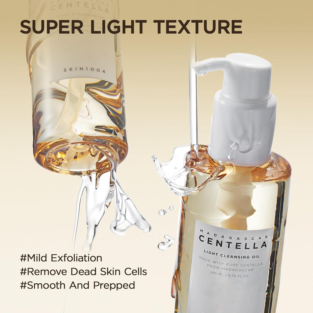 SKIN1004 MADAGASCAR CENTELLA LIGHT CLEANSING OIL - 200ml - Yuna